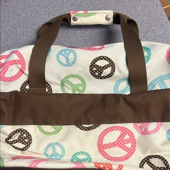Pottery Barn Kids Handbags - Pottery Barn Kids Peace Sign Travel Bag - Multicolor